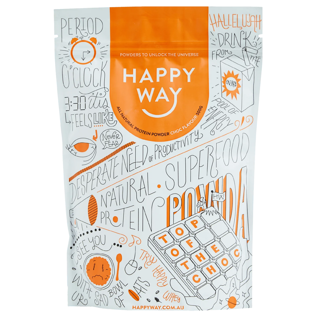 Happy Way Top of the Choc Whey Protein Powder