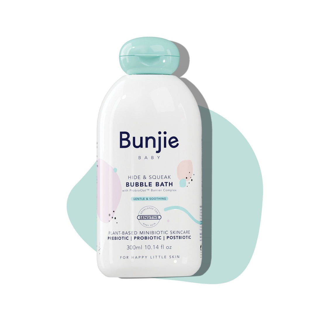 Bunjie Baby Prebiotic & Probiotic Hide & Squeak Bubble Bath  300ml