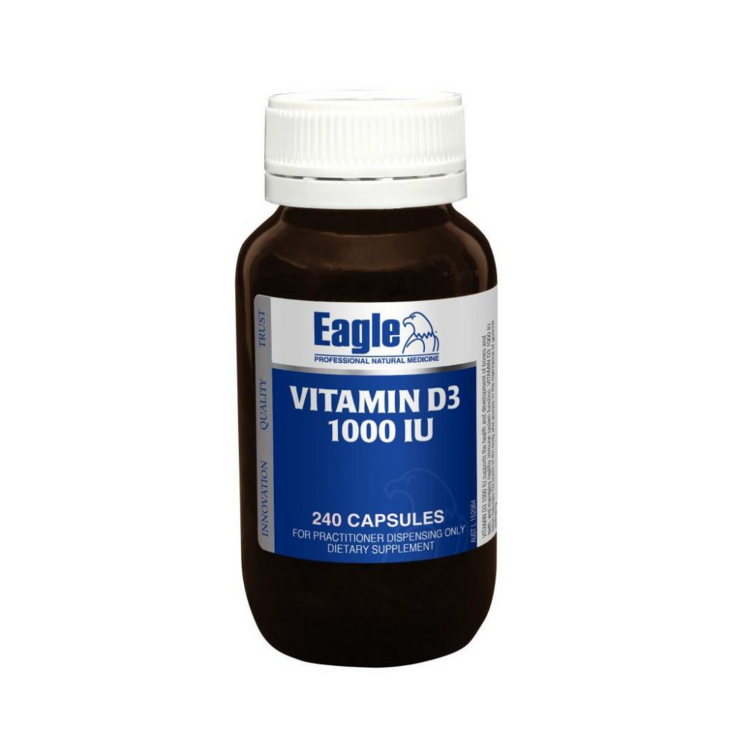 Eagle Vitamin D3 1000 units 240 capsules