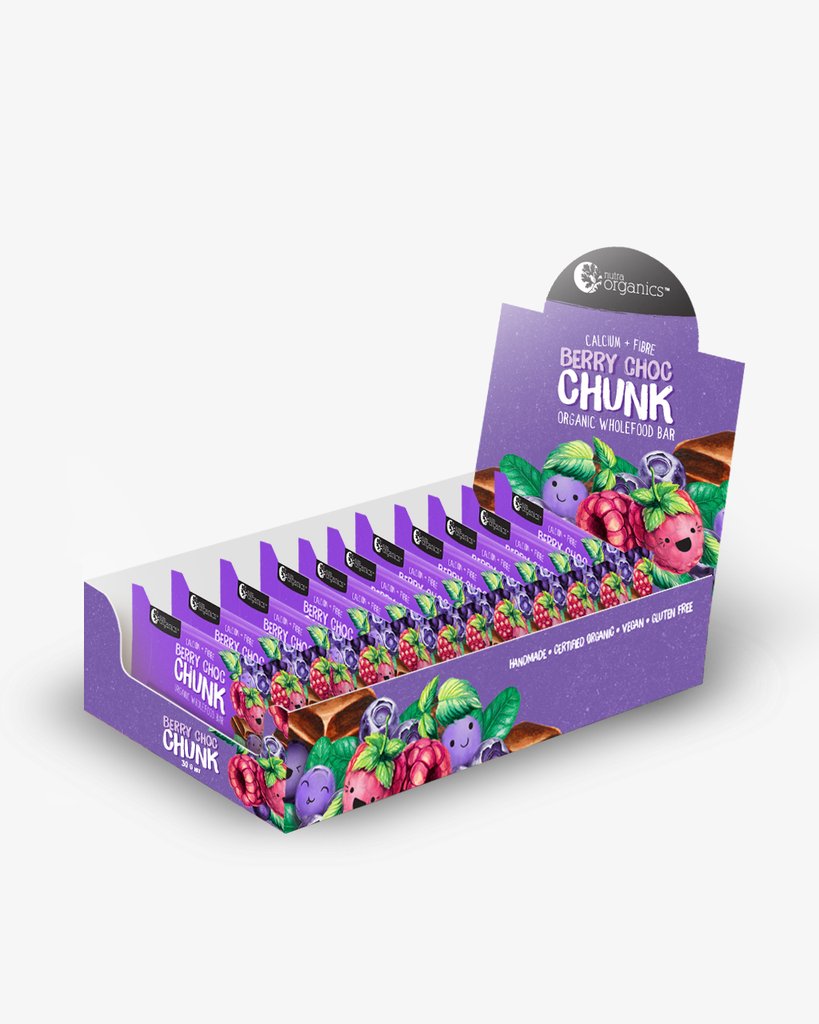 Nutra Organics Berry Chocolate Chunk Bar