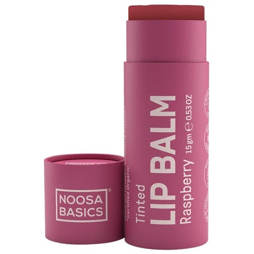 Noosa Basics Organic Tinted Lip Balm Raspberry