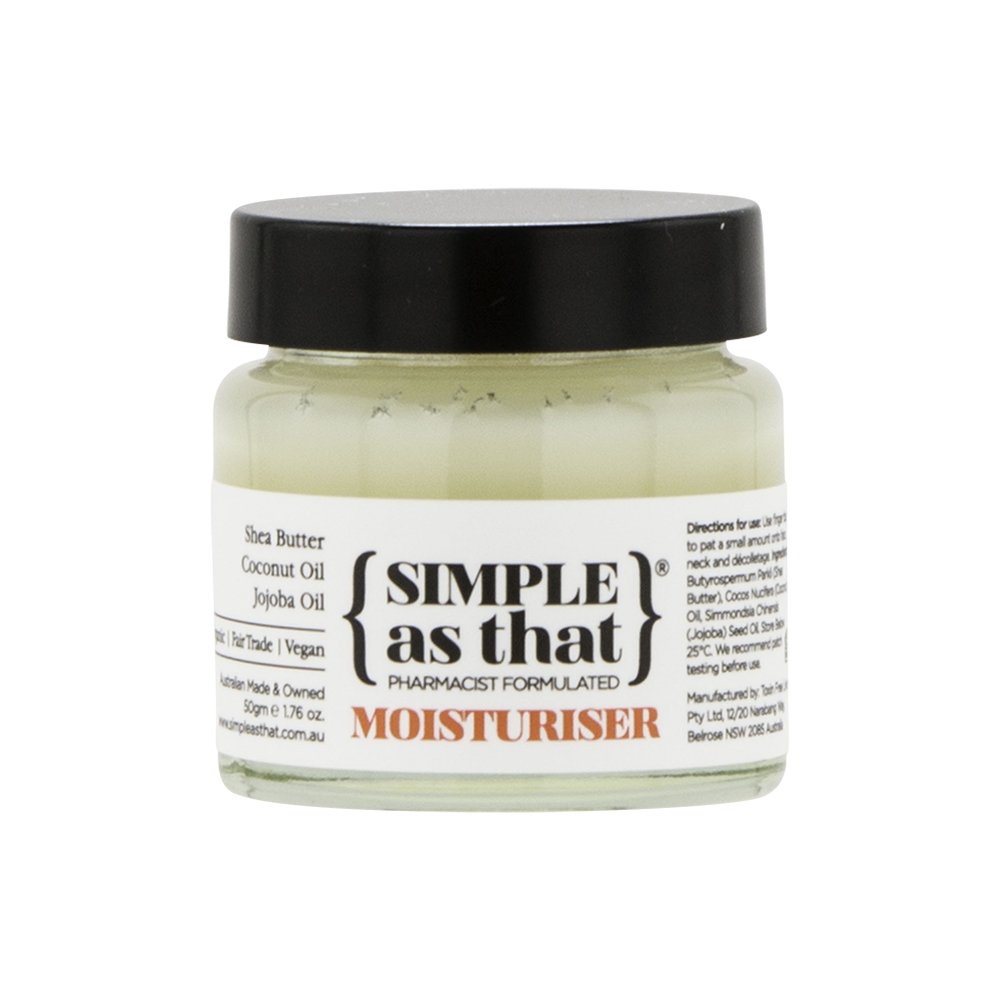 SIMPLE as that Moisturiser - contains shea butter and coconut oil